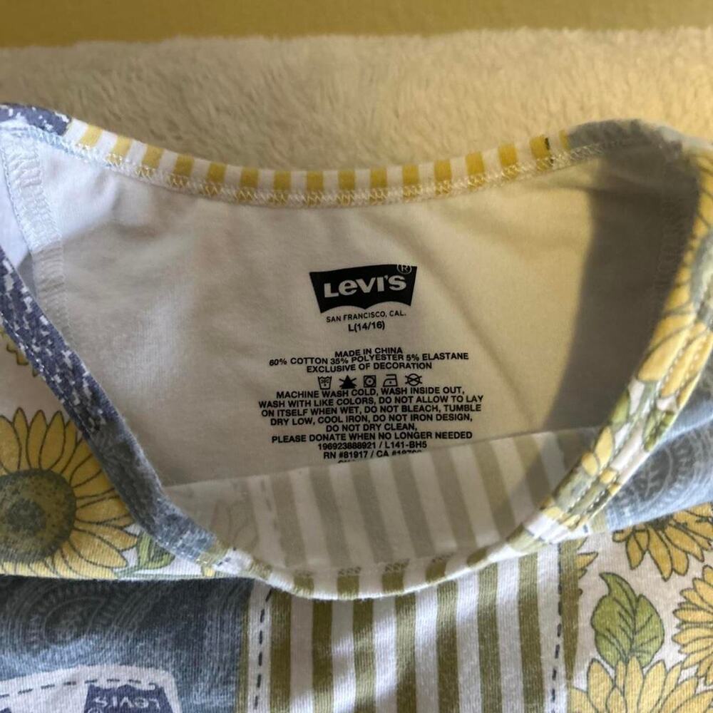 Levis multicoloured patchwork dress patchwork - Picture 6 of 6